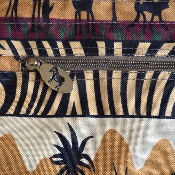 Vintage JADE African Safari Tote - Picture 4 of 9